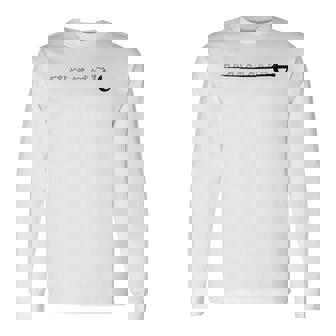 ヴィンテージフェンシング図面、フェンシング剣、レトロフェンサーデザイン。 長袖Tシャツ - Kawaiitshirt