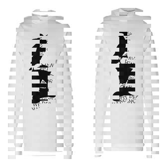 不思議の国のアリス マッドハッター レイブンリドル 長袖Tシャツ - Kawaiitshirt