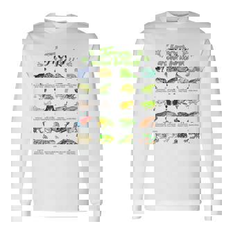 世界のカエル カエル 長袖Tシャツ - Kawaiitshirt