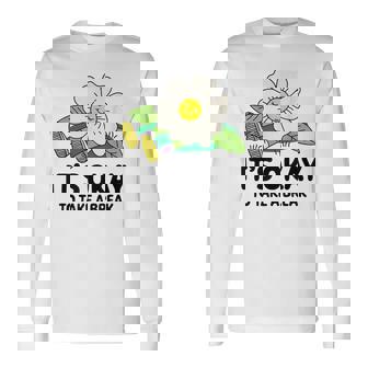 休憩しても大丈夫 長袖Tシャツ - Kawaiitshirt