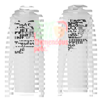 北極I Build It Tremendous Pole 面白い トランプ クリスマス 長袖Tシャツ - Kawaiitshirt