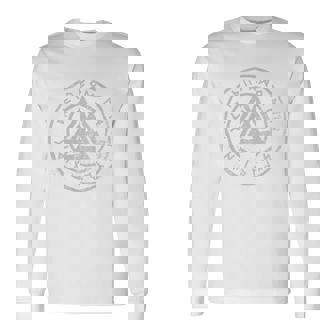 北欧 ヴァルクナット 長袖tシャツ 長袖Tシャツ - Kawaiitshirt