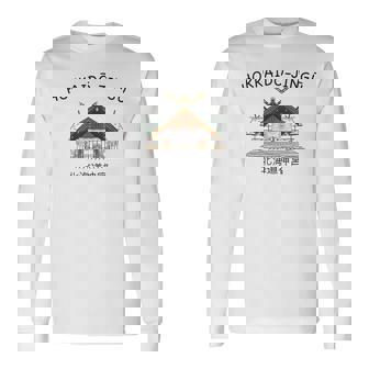 北海道 札幌 北海道神宮 神道 視覚 手描き 長袖Tシャツ - Kawaiitshirt