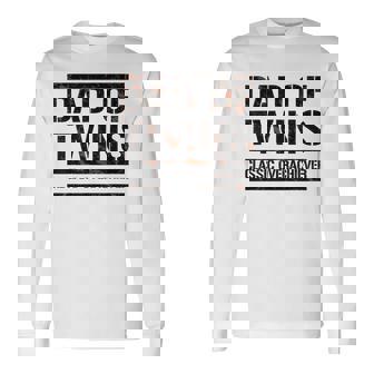 双子の父 父の日 双子のお父さん おもしろい 双子の父 長袖Tシャツ - Kawaiitshirt