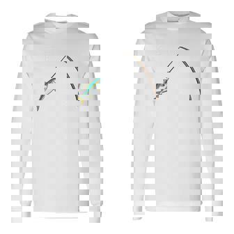 右往左往 さお うお おもしろデザイン 長袖tシャツ 長袖Tシャツ - Kawaiitshirt