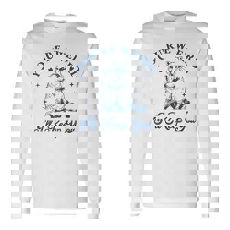 君は奇妙だよ君をキープするチーム・トラッシュ・ラクーン・オポッサム・ミーム 長袖Tシャツ - Kawaiitshirt