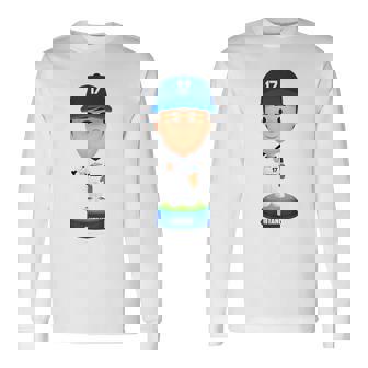 大谷翔平 ロサンゼルス 野球 ボブルヘッド Mlbpa 長袖Tシャツ - Kawaiitshirt