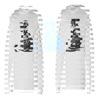 子ライオン – 子ライオンの後姿 長袖Tシャツ - Kawaiitshirt