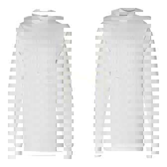 必死にこらえるねこ バックプリント 長袖Tシャツ - Kawaiitshirt