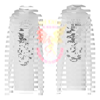 悪魔と天使のパートナー カップルコスチューム バレンタインデー バックプリント 長袖Tシャツ - Kawaiitshirt