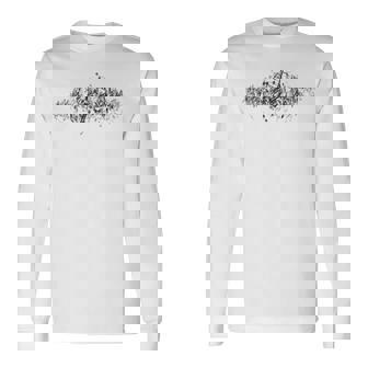 愉快なぐらついたピアノ音符 – ピアニスト&ミュージシャンのグラフィック 長袖Tシャツ - Kawaiitshirt