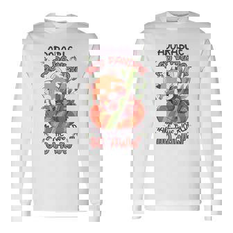 愛らしいレッサーパンダが世界を「Aww」にします。 長袖Tシャツ - Kawaiitshirt