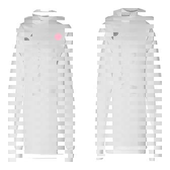 愛漢字 日本語の文字 日本のシンボル 背中に美的 長袖Tシャツ - Kawaiitshirt