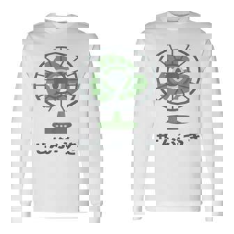 扇風機 昭和レトロ扇風機 昭和家電 昭和風 イラスト シンプル おもしろい かわいい 長袖Tシャツ - Kawaiitshirt