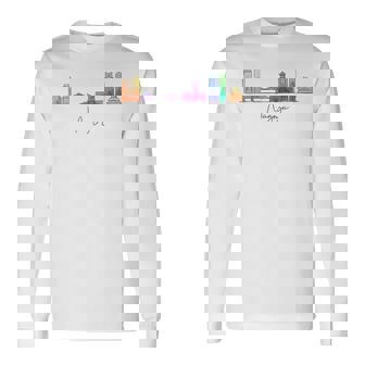 旅行 アジア 日本 名古屋 東京 日本旅行 お土産 長袖Tシャツ - Kawaiitshirt