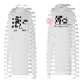 日本国旗 日本の国コード Jpnports Games アスリート 長袖Tシャツ - Kawaiitshirt