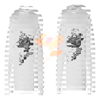 時すでにおすし ネタ ことわざ 言い間違いことわざ ジョーク ギャグ ダジャレ ツッコミ 寿司 長袖tシャツ 長袖Tシャツ - Kawaiitshirt