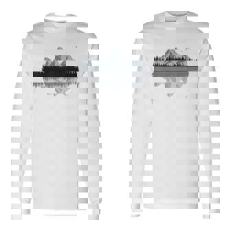 森 山 反射 野生動物 自然 ハイキング ハイカー 長袖Tシャツ - Kawaiitshirt