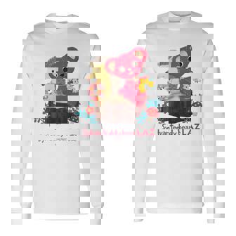 森のぬいぐるみラズ ラズとチッチ 長袖Tシャツ - Kawaiitshirt