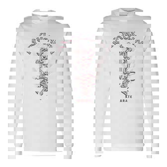 極真会館空手、バックプリント 長袖Tシャツ - Kawaiitshirt