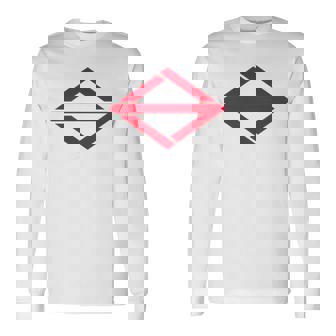 横浜市旗シンボル エンブレム 神奈川県 長袖Tシャツ - Kawaiitshirt