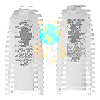 気候変動は本当の地球を救う地球の日 長袖Tシャツ - Kawaiitshirt