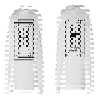 水素シンボルコスチューム。 長袖Tシャツ - Kawaiitshirt