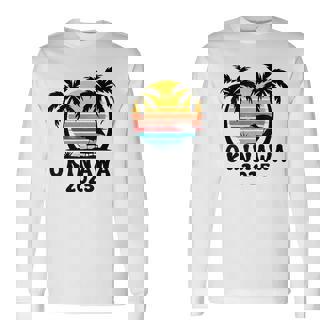 沖縄 2025 家族旅行 友達 団体行楽 マッチング 長袖Tシャツ - Kawaiitshirt