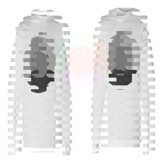 淫夢バッジ バックプリント 長袖Tシャツ - Kawaiitshirt