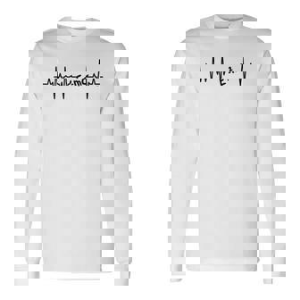 物理学の鼓動 EMc2 相対性理論 長袖Tシャツ - Kawaiitshirt