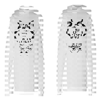 猫好きかい？子猫かっこいいかっこいい 長袖Tシャツ - Kawaiitshirt