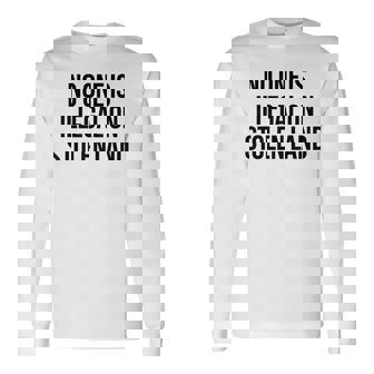 盗まれた土地では誰も違法ではない 長袖Tシャツ - Kawaiitshirt