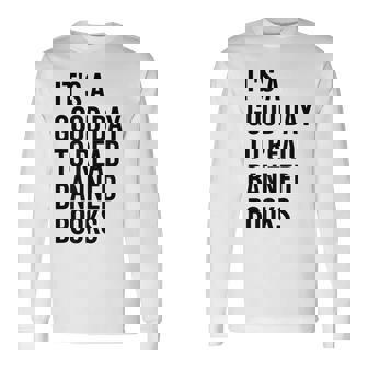 禁止された本を読むのに良い日だ面白いヴィンテージ 長袖Tシャツ - Kawaiitshirt