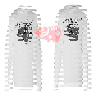 私に任せなさいっ！！ 赤べこ 疫病退散 お守り 郷土玩具 福島県 メンズ レディース キッズ 長袖Tシャツ - Kawaiitshirt