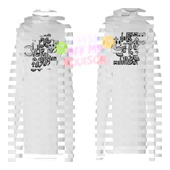 私はアドバイザーを怒らせます 長袖Tシャツ - Kawaiitshirt