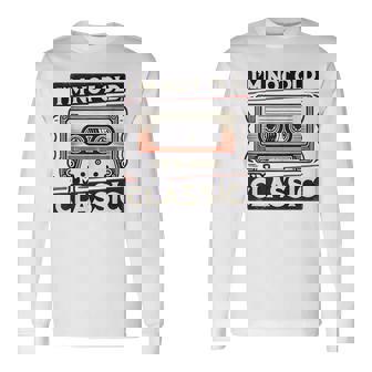 私は老けていない 私はクラシック 面白いレトロ テクニック 長袖Tシャツ - Kawaiitshirt