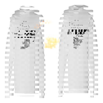 私は虎だ！ロア！ 長袖Tシャツ - Kawaiitshirt