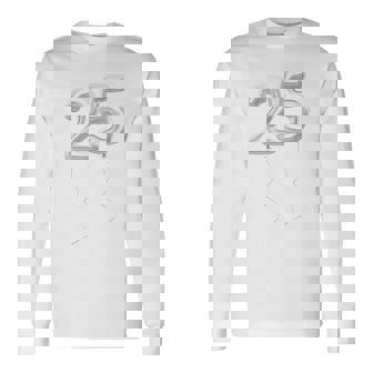 結婚25周年記念バルーン No 長袖Tシャツ - Kawaiitshirt