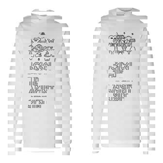 縄文・古来の精神。Tomodachi 土偶 遮光器土偶 ハート形土偶 仮面の女神 宇宙人 はにわ シュール シンプル 長袖Tシャツ - Kawaiitshirt