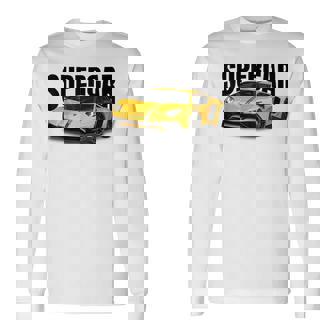 美しいエキゾチックなスーtシャツ、スポーツカー愛好家に最適。 長袖Tシャツ - Kawaiitshirt