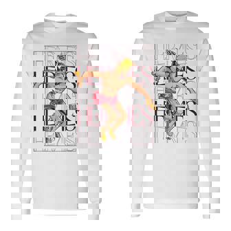 翼を持つ空飛ぶメッセンジャー エルメス 長袖Tシャツ - Kawaiitshirt