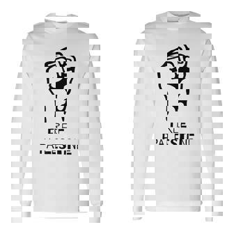 自由パレスチナ・ガザ反戦平和反占領 長袖Tシャツ - Kawaiitshirt