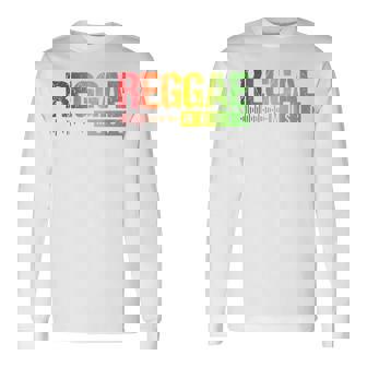 良いラスタファリ音楽の雰囲気、ラスタジャマイカ、レゲエ 長袖Tシャツ - Kawaiitshirt