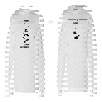 英国の国旗と地図と国の名前 イギリス 長袖Tシャツ - Kawaiitshirt