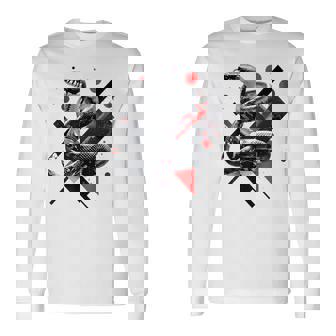 蛇 動物 モチーフ アートワーク 蛇 長袖Tシャツ - Kawaiitshirt