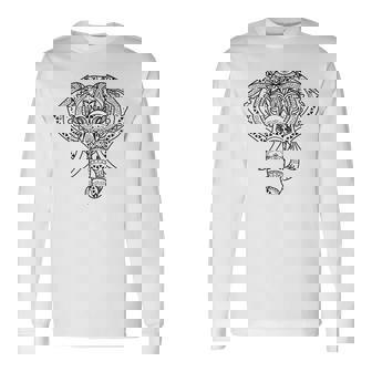 象のマンダラ、ヨガナマステエスニックシャーマン。 長袖Tシャツ - Kawaiitshirt