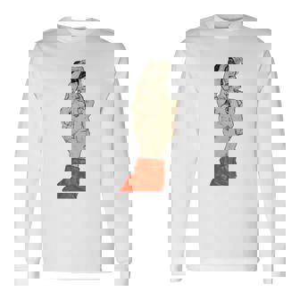 赤いふんどしの立っている男性 エゴン・シーレ作 1914 長袖tシャツ 長袖Tシャツ - Kawaiitshirt