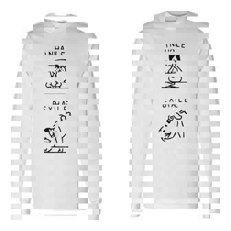 面白いtシャツ 面白いパグヨガのポーズ パグ好きなパグの飼い主さん 長袖Tシャツ - Kawaiitshirt