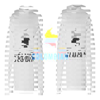 面白いコロンビアスラングjerga Colombiana メンズ レディース 長袖tシャツ 長袖Tシャツ - Kawaiitshirt