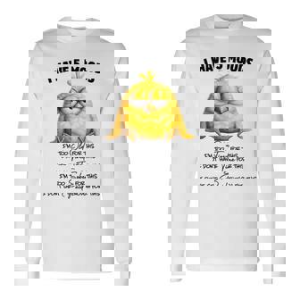 面白いチキンムード、I'm Too Old For This 鳥好きのデザイン。 長袖Tシャツ - Kawaiitshirt